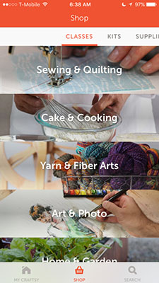 Craftsy Filter Gallery iPhone